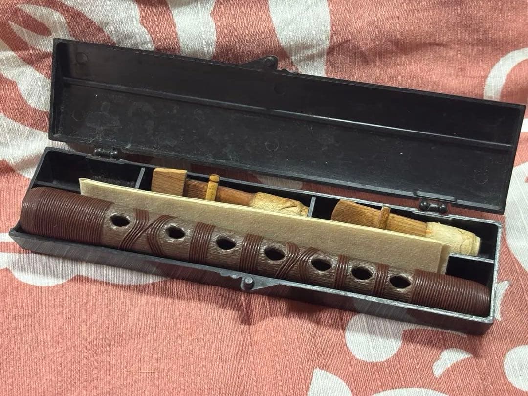 雅楽　篳篥　樹脂管　ケース付き　蘆舌　2