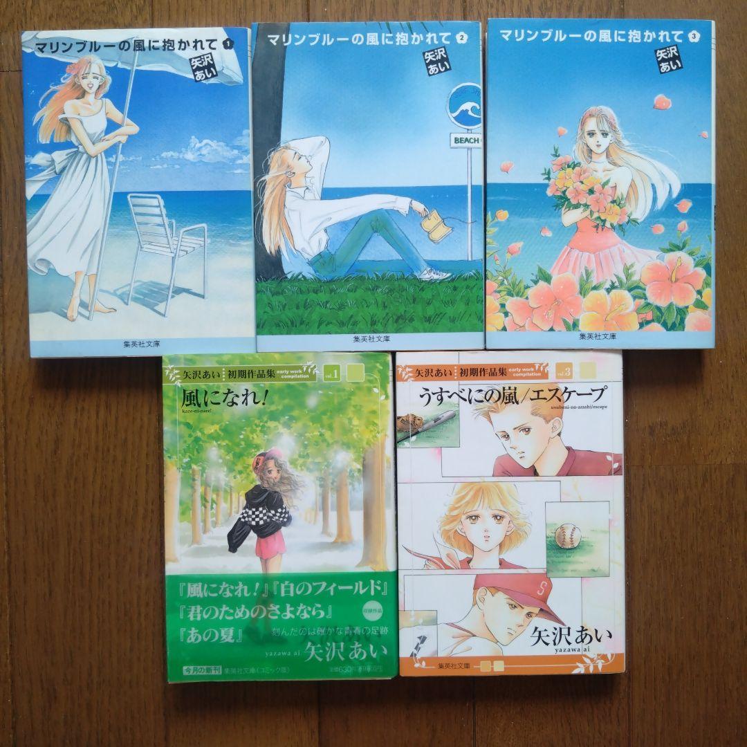 矢沢あい 4作品「ご近所物語」「パラダイスキス」「初期作品」