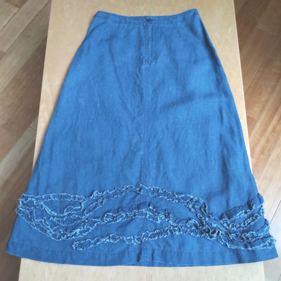 tricot COMME des GARCONS　ロングスカート　S　麻