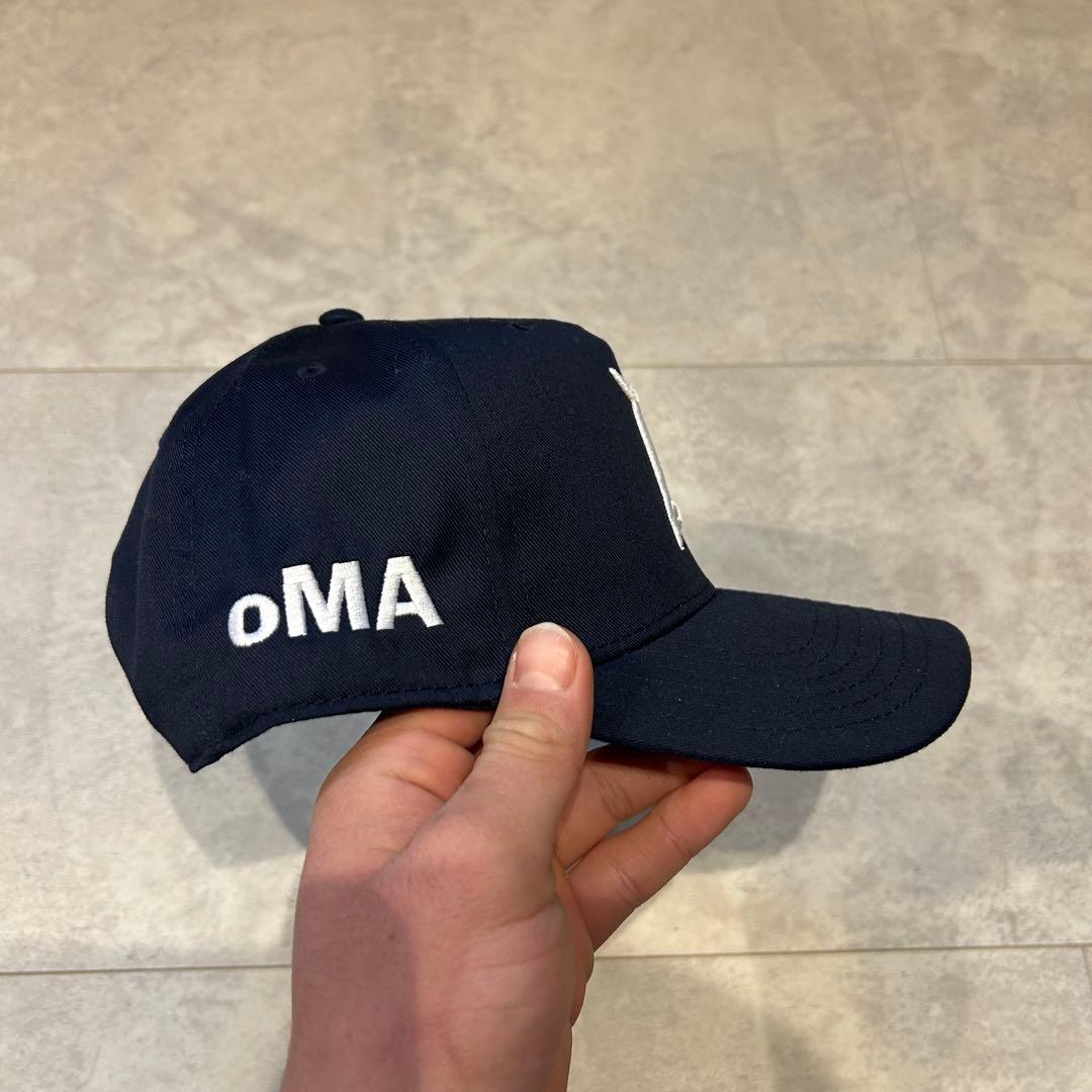 oMA studios キャップ USA ネイビー