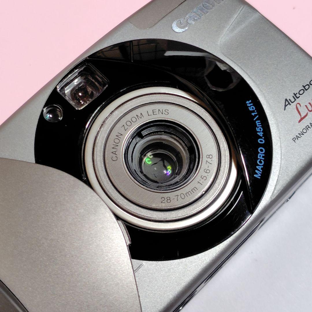 〚 美品 〛キャノン オートボーイ Luna パノラマ　新品電池付き　説明書あり
