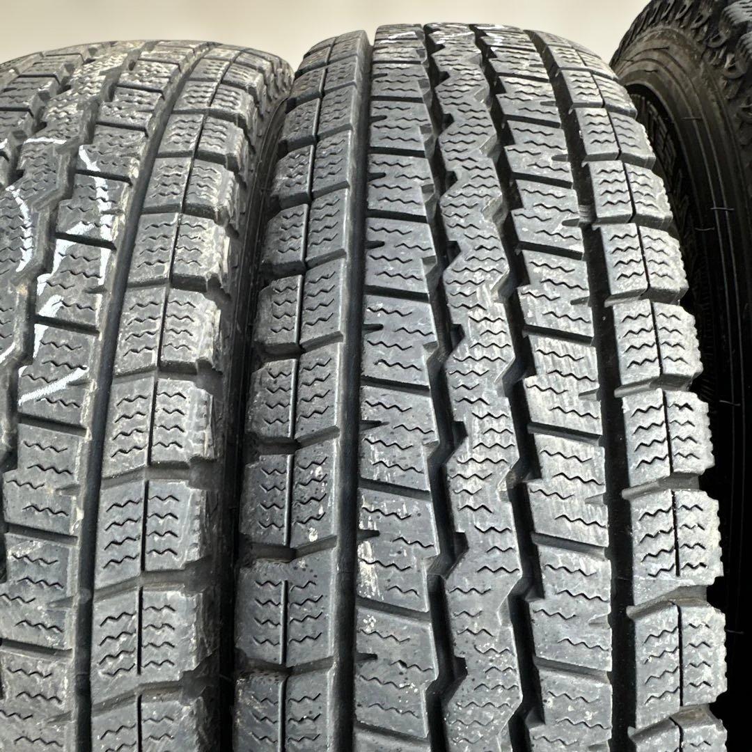 ダンロップ 145/80R12 冬用タイヤ 2022年 4本(0-52)