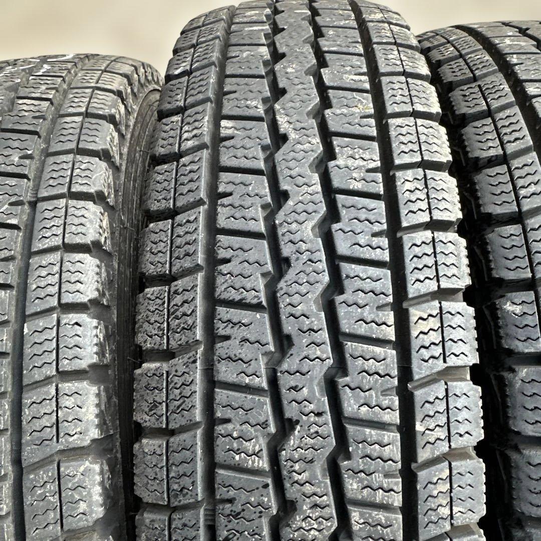 ダンロップ 145/80R12 冬用タイヤ 2022年 4本(0-52)