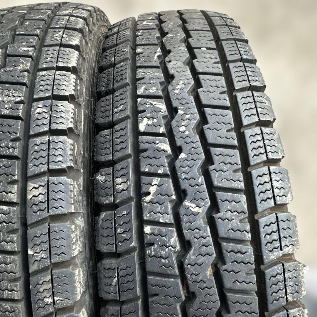 ダンロップ 145/80R12 冬用タイヤ 2022年 4本(0-52)