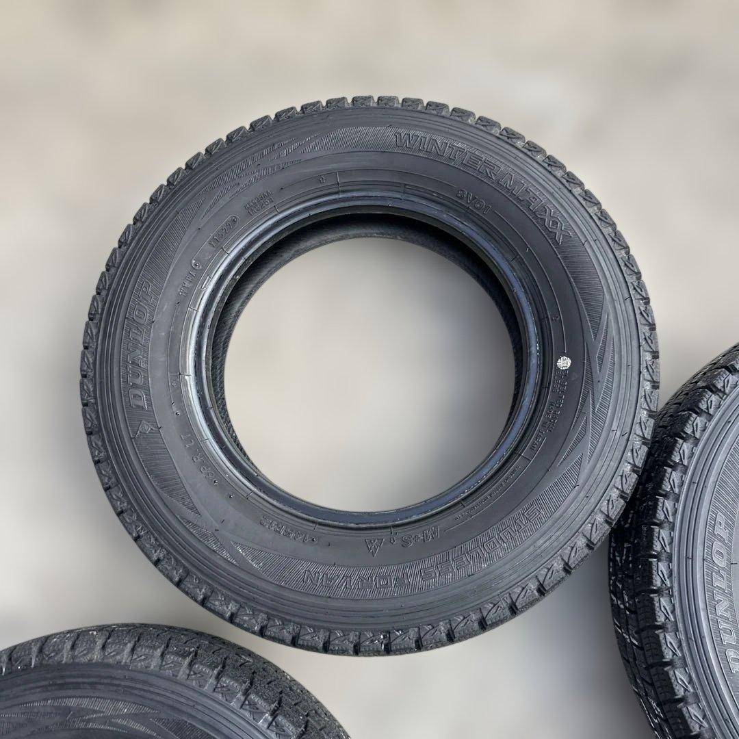 ダンロップ 145/80R12 冬用タイヤ 2022年 4本(0-52)