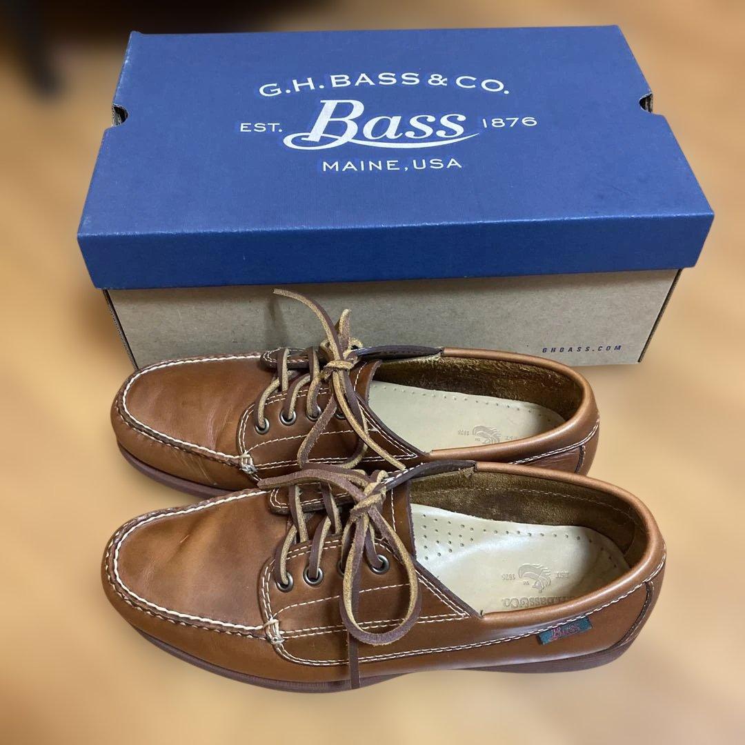 [2ndevice専用] G.H. Bass & Co. ブラウンデッキシューズ