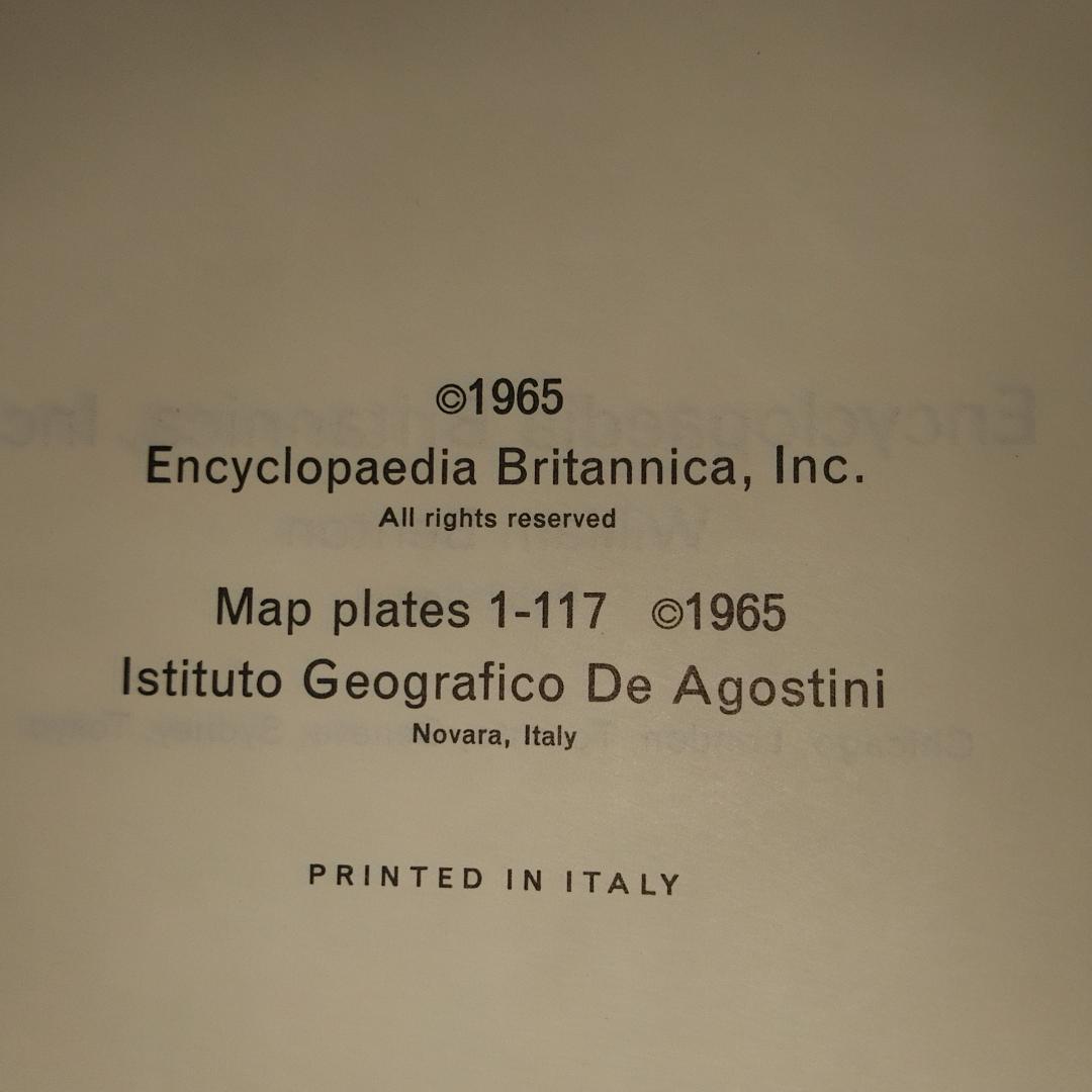 【世界地図】Britannica International Atlas