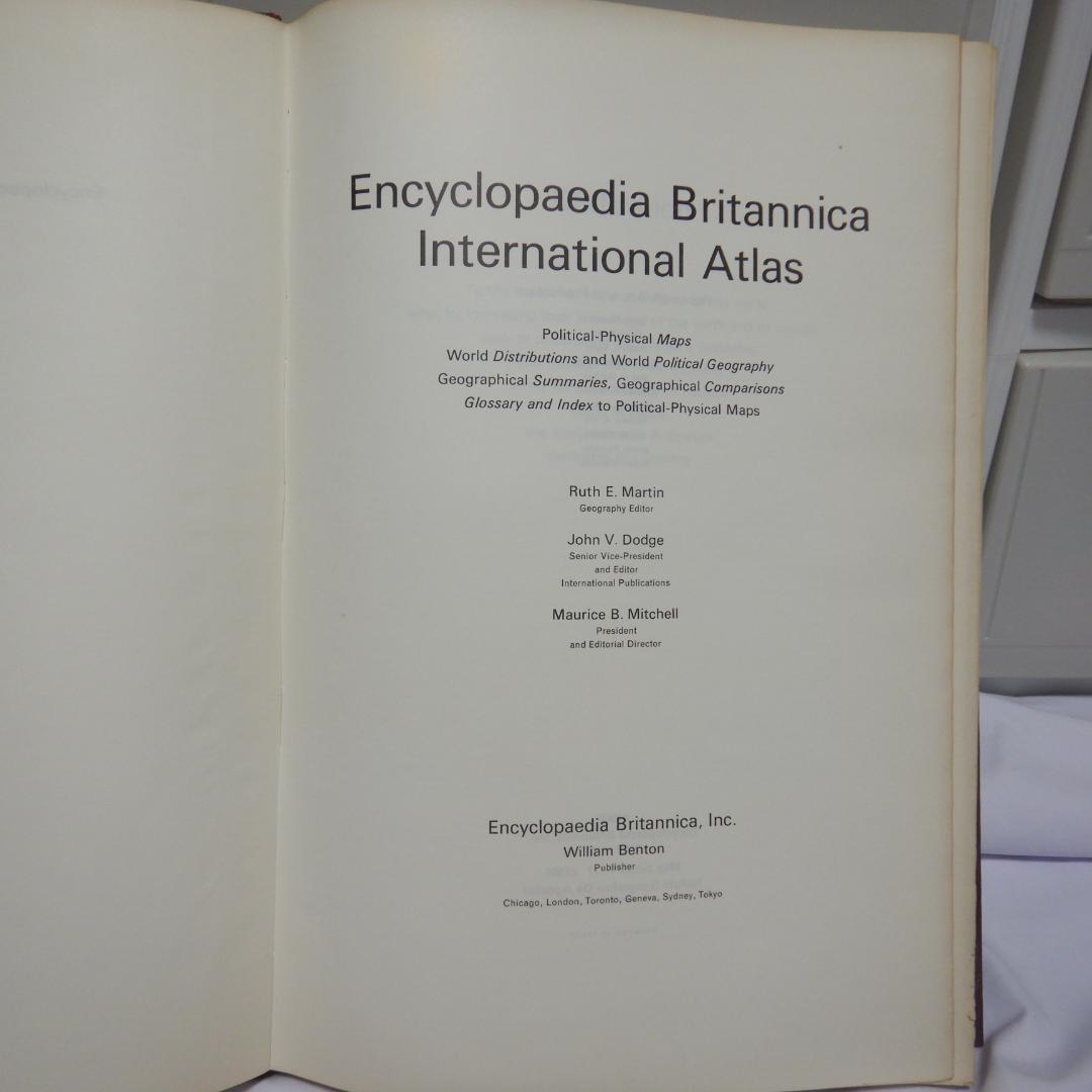 【世界地図】Britannica International Atlas