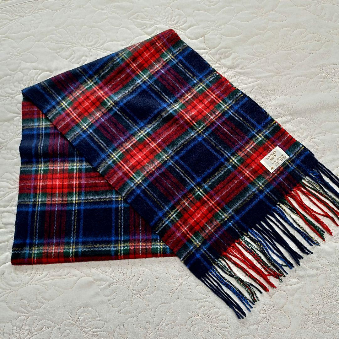 【新品未使用品】CLAPHAM ARCH 100%カシミヤ 大判ストール