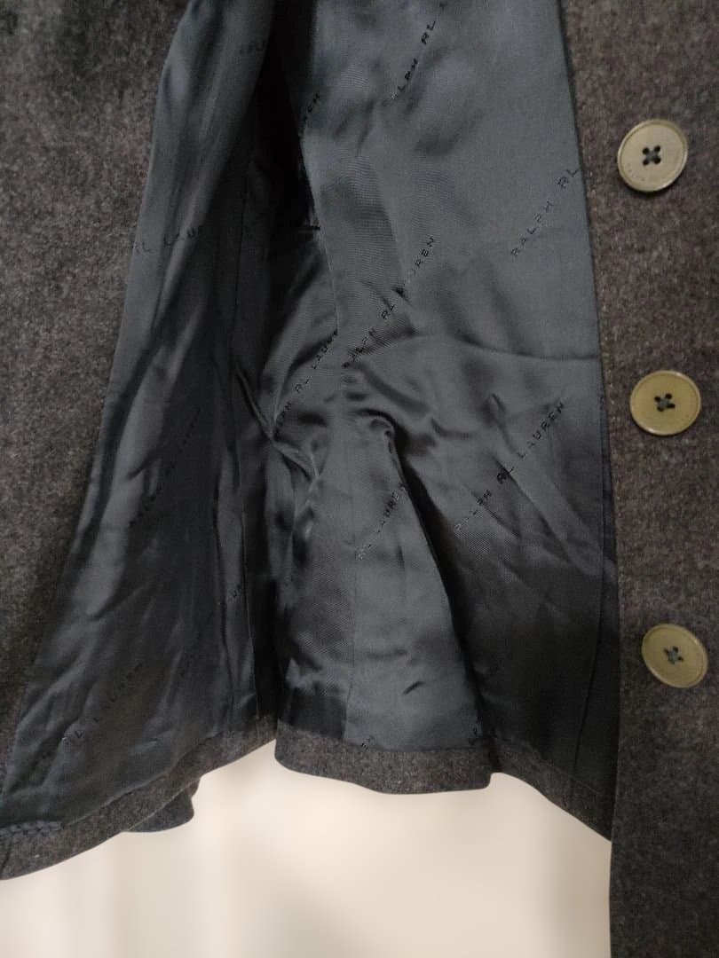 美品✦RALPH LAUREN　ラルフローレン　上質ウールジャケット　S　グレー