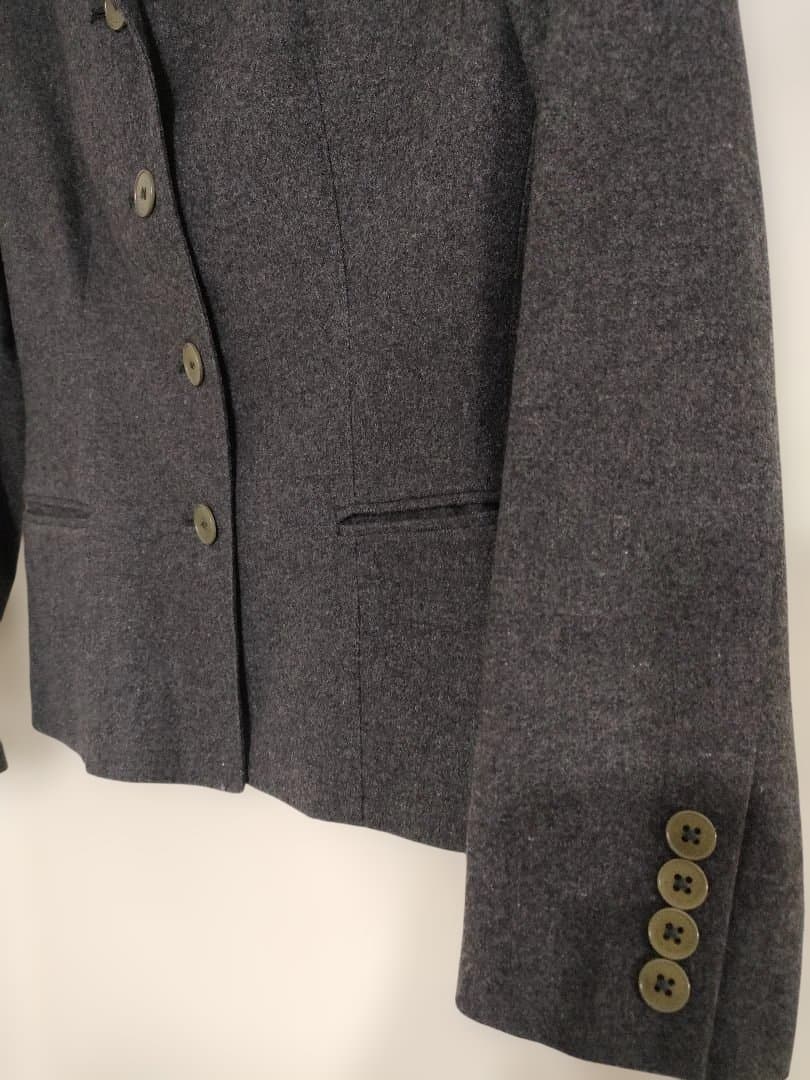 美品✦RALPH LAUREN　ラルフローレン　上質ウールジャケット　S　グレー