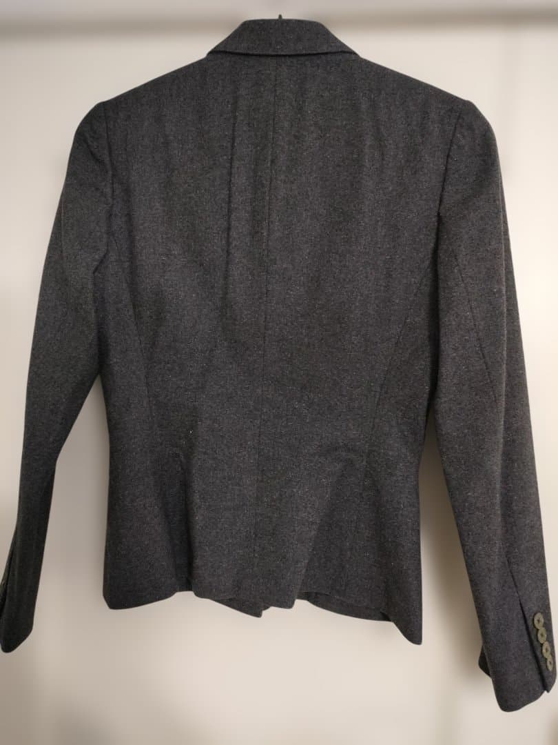 美品✦RALPH LAUREN　ラルフローレン　上質ウールジャケット　S　グレー
