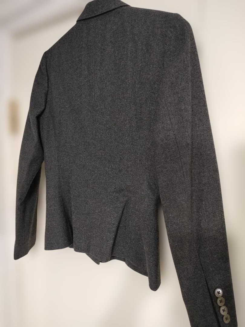 美品✦RALPH LAUREN　ラルフローレン　上質ウールジャケット　S　グレー