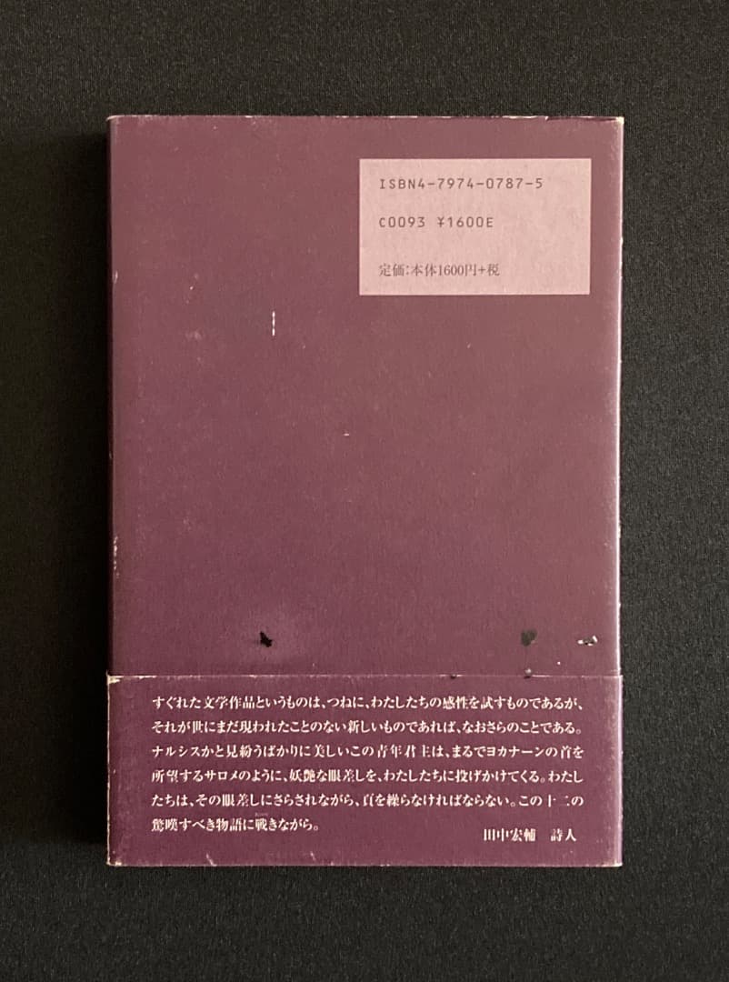 No.793『ナルシス残照』石川貴一 / 山本タカト装画 / 新風舎