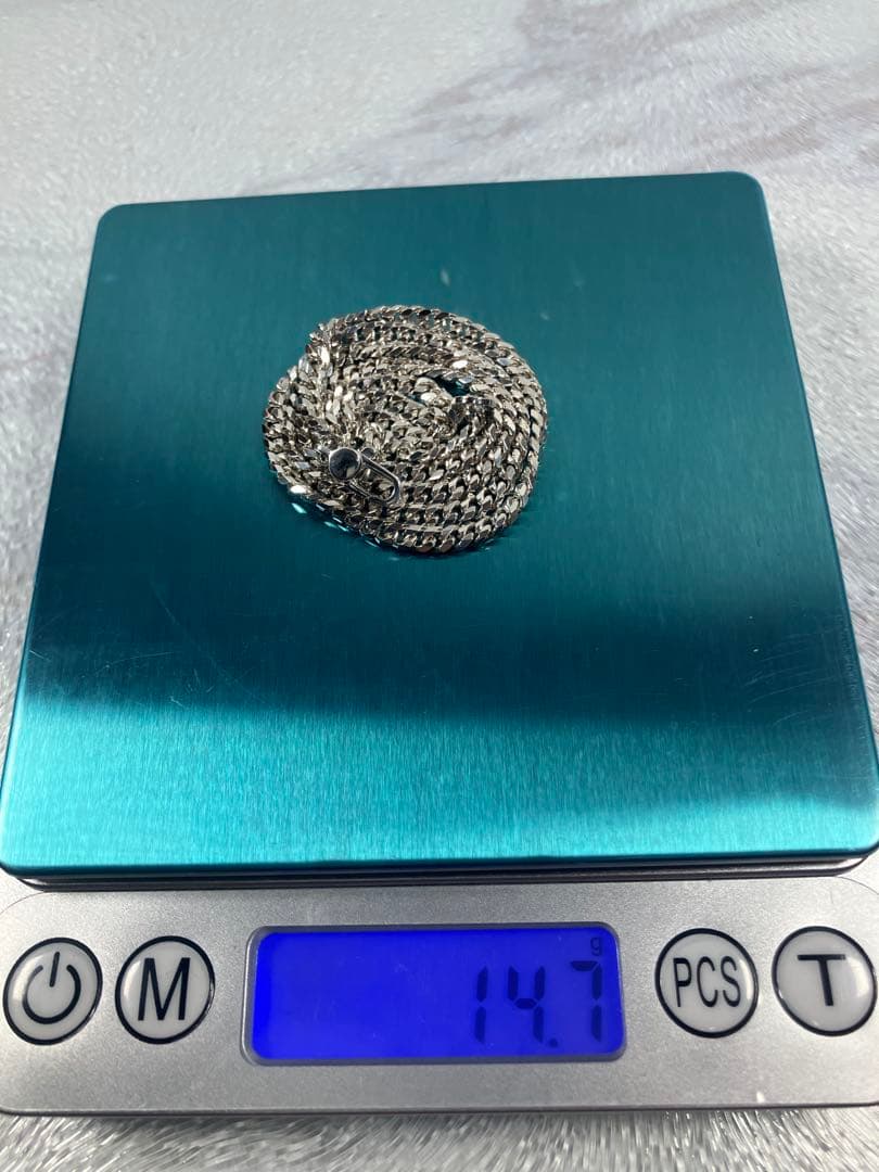 【超美品】GUCCI 喜平チェーン ネックレス 男女兼用　SV925 3mm
