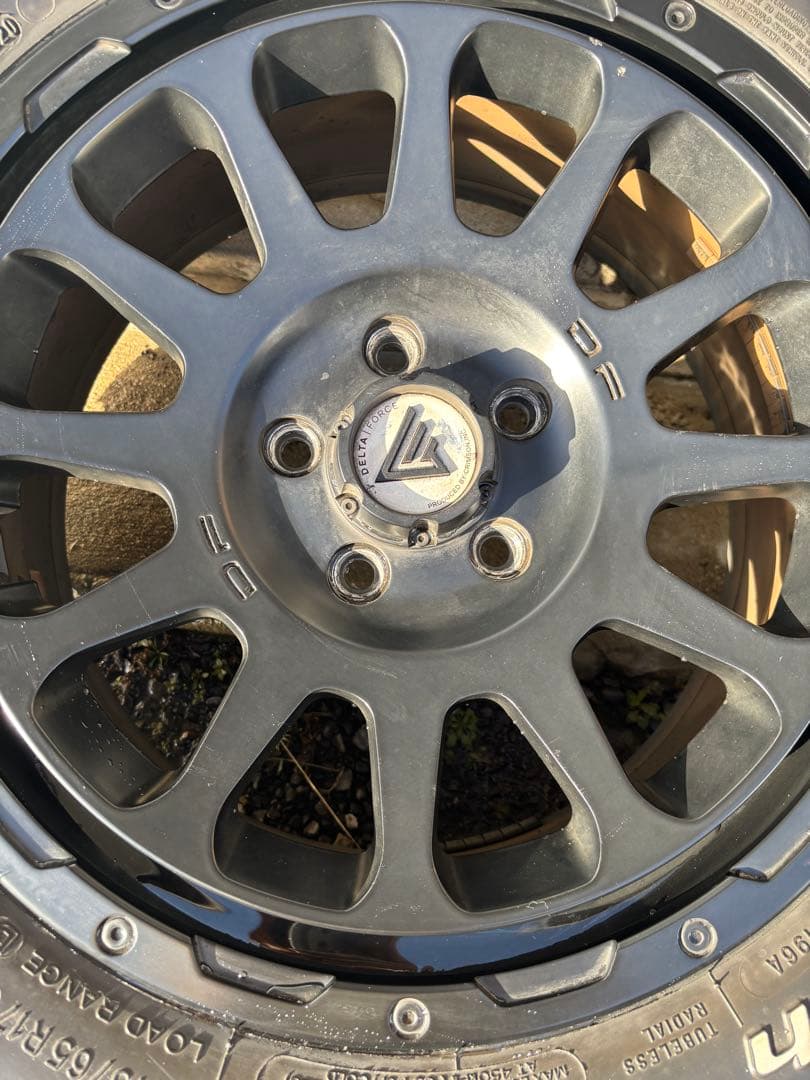 DELTA FORCE OVALデルタフォース17インチアルミホイール4本セット