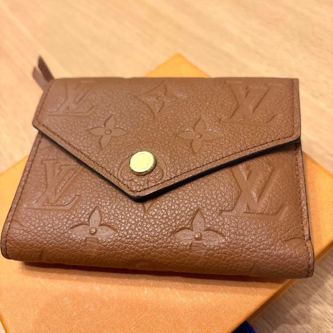 ❤️美品ルイ・ヴィトンポルトフォイユ・ゾエ・アンプラントモノグラム三つ折り財布