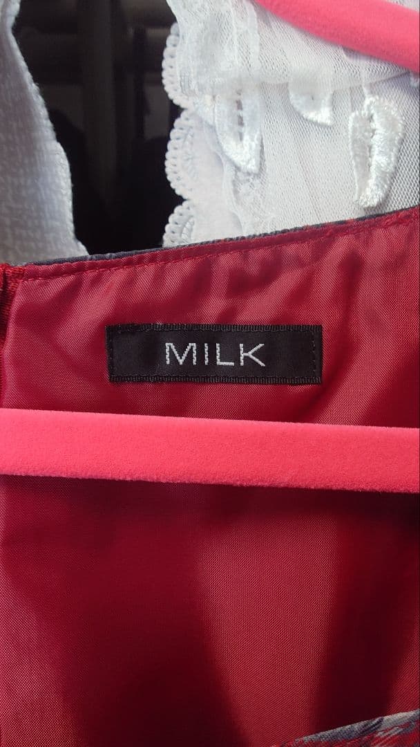 【新品未使用】MILK ドレス レッドチェック