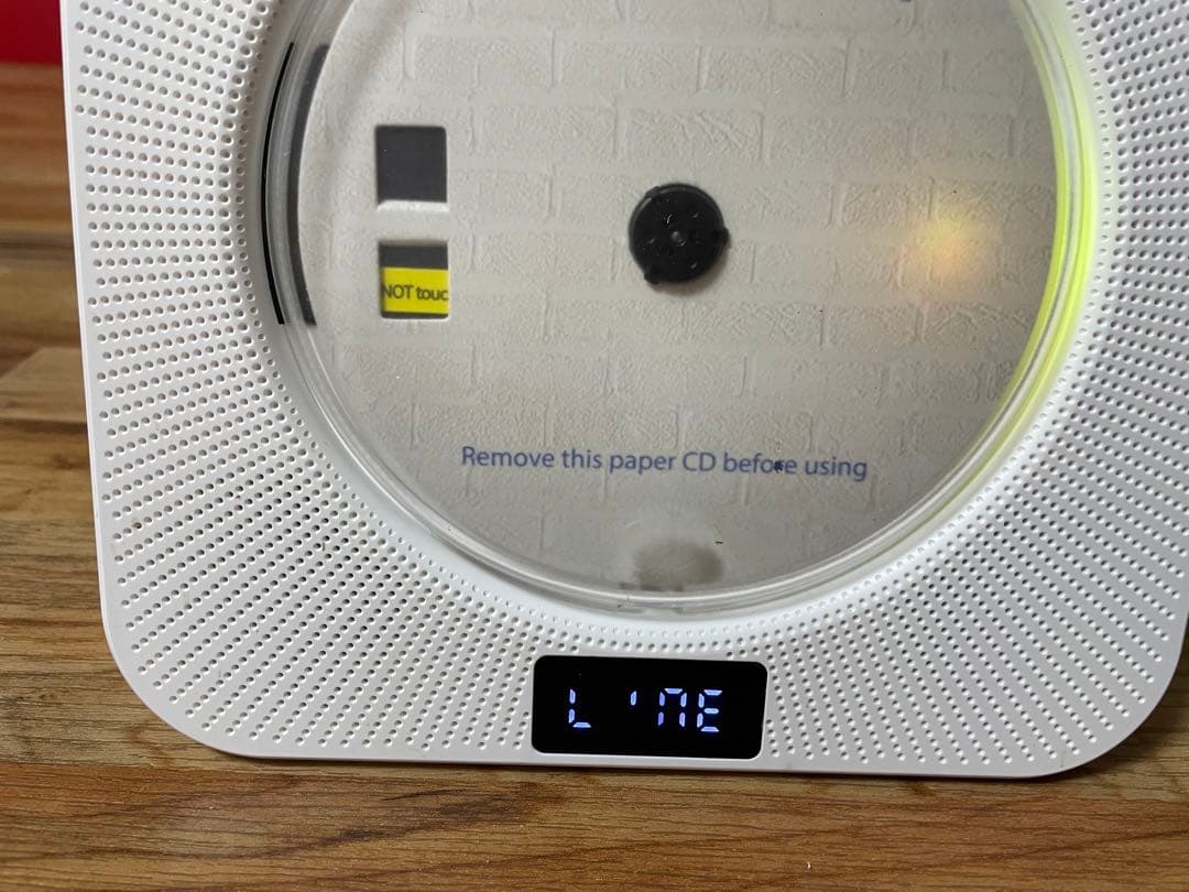 小型CDプレーヤ　ヘッドホンやアンプへBluetooth送♪ワイヤレスで