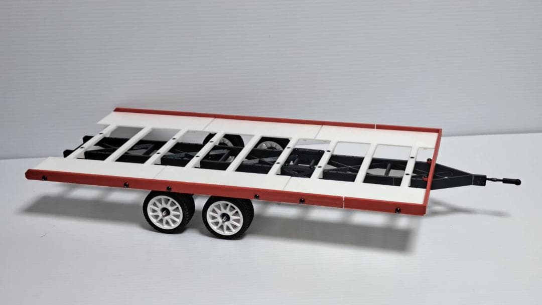 1/10　ラジコン用　車載牽引トレーラー　ローダー　ドリフト　クローラー