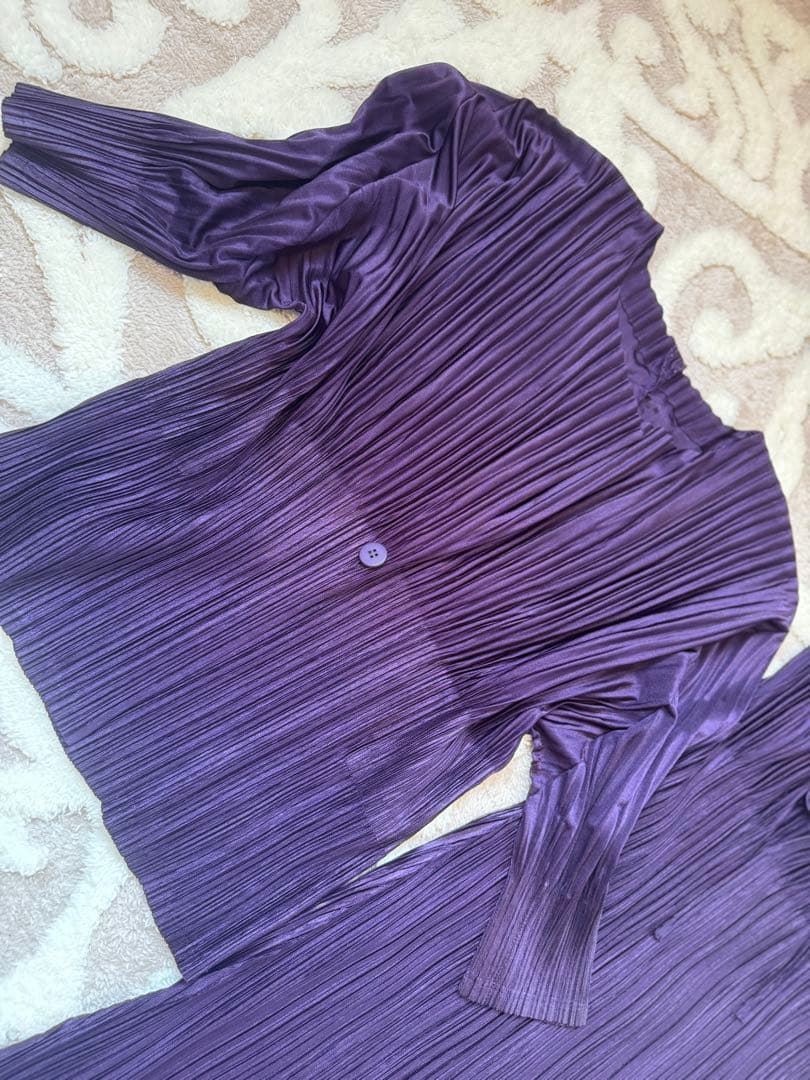 PLEATS PLEASE ワンピース　カーディガン　セットアップ