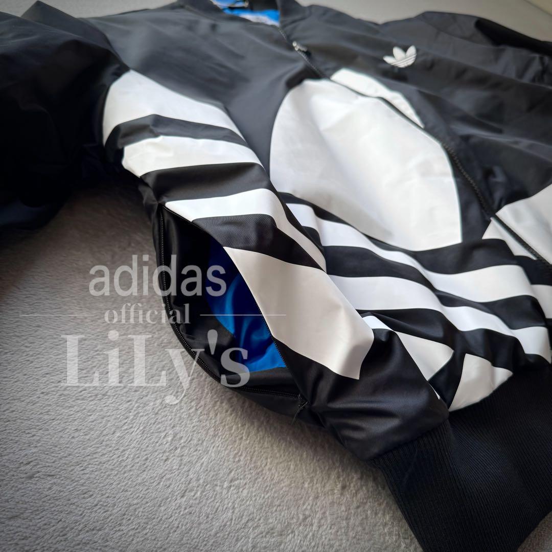 【５ＸＬサイズ】adidas　MA-1ジャケット　黒　アディダス　ブラック　新品