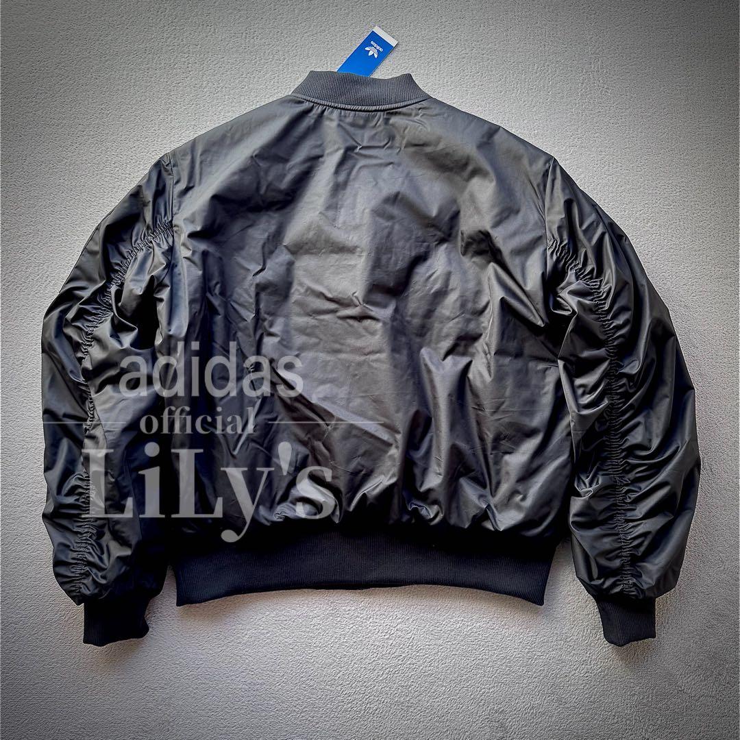 【５ＸＬサイズ】adidas　MA-1ジャケット　黒　アディダス　ブラック　新品