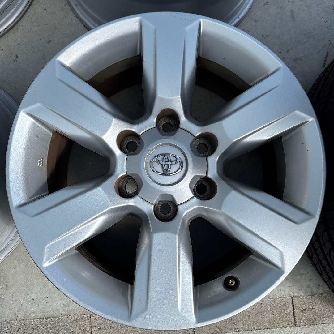 ①やすやす様150 ランドクルーザープラド純正 17in 7.5J+25