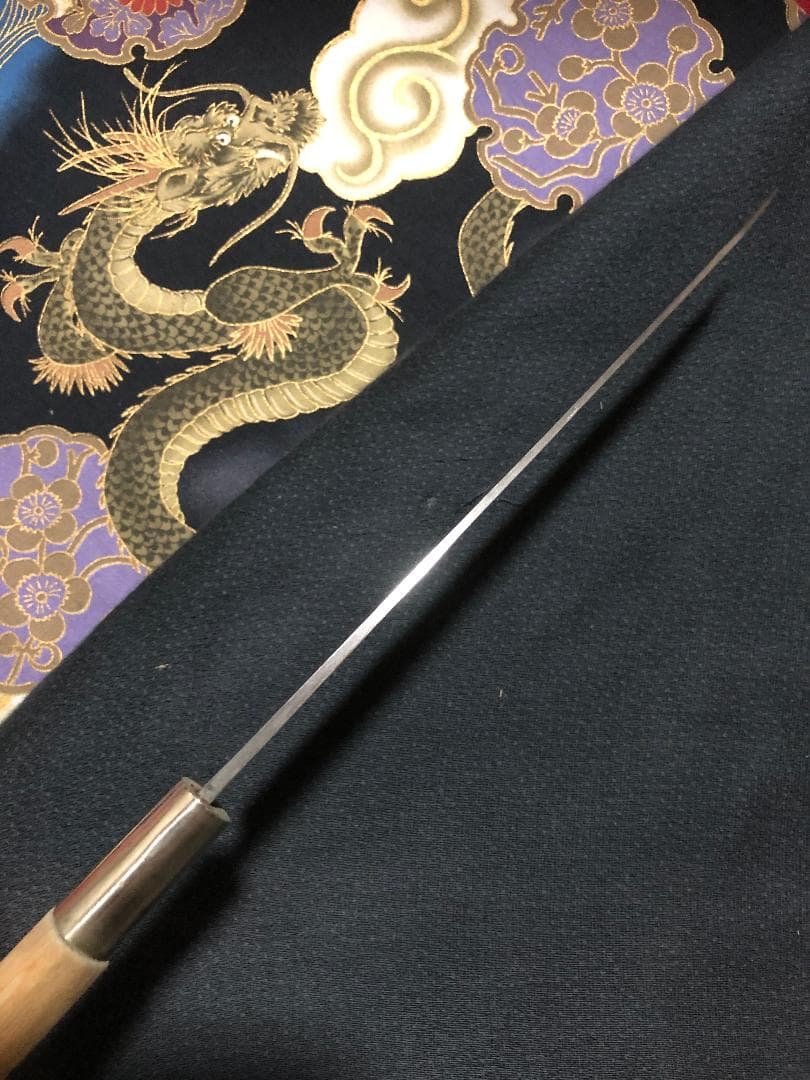 研ぎ済み】白鋼・手打ち　堺誠司　フグ引包丁　刺身包丁　和包丁　ナイフ　料理　釣り