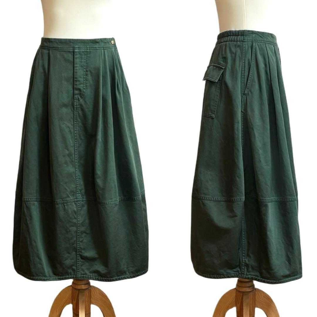 【Drawer】 コットンバイオウォッシュタックスカート