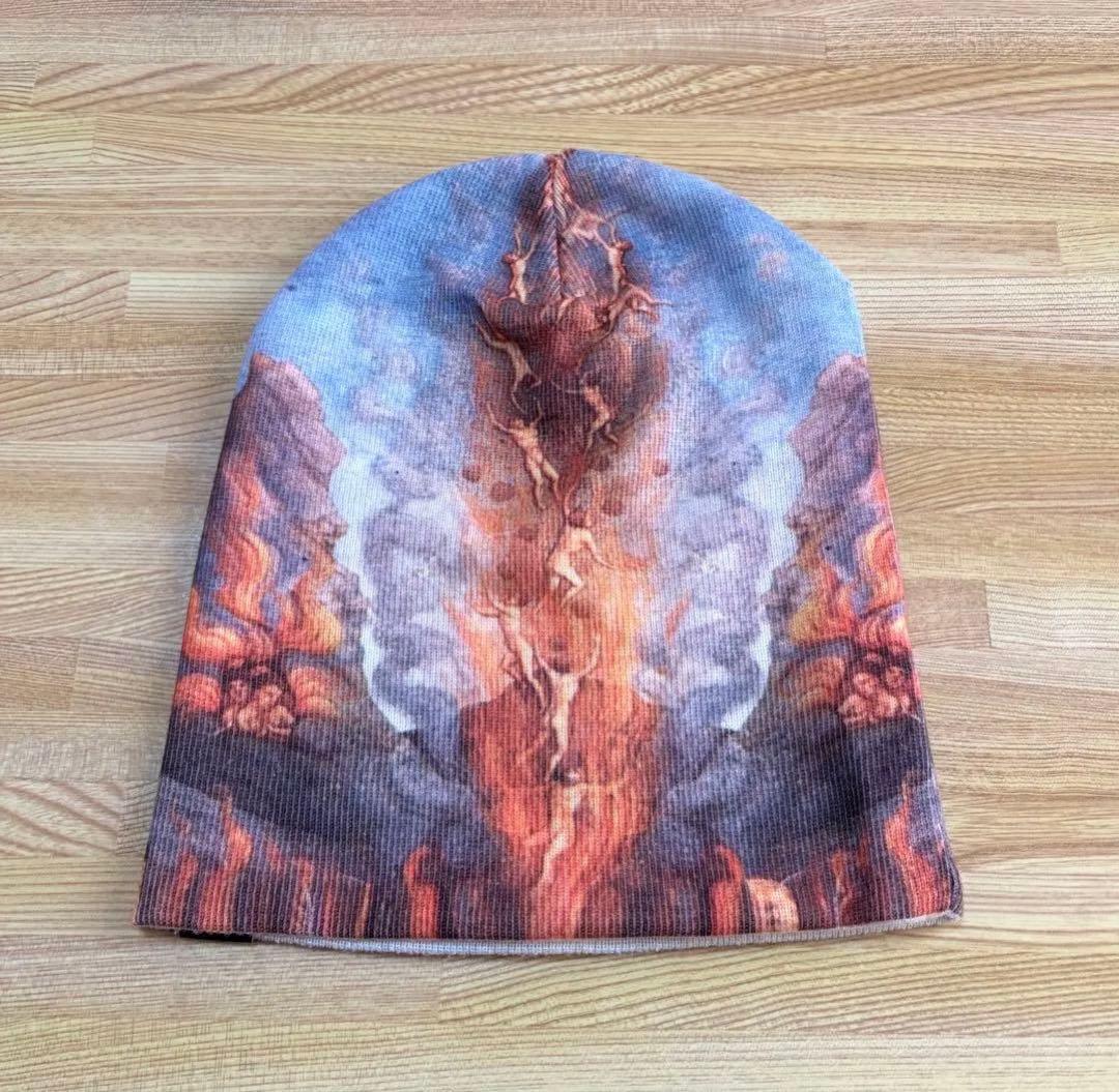 FUCKING AWESOME INFERNO SKULLY ビーニー
