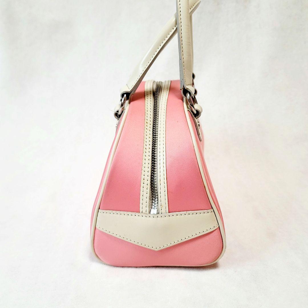 レア美品☆BURBERRYバーバリーホースロゴ刺繍 ミニボストンバッグ Y2K