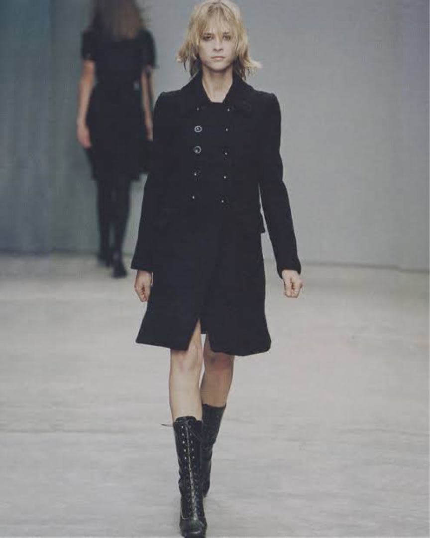 靴 2001aw cracked leather boots