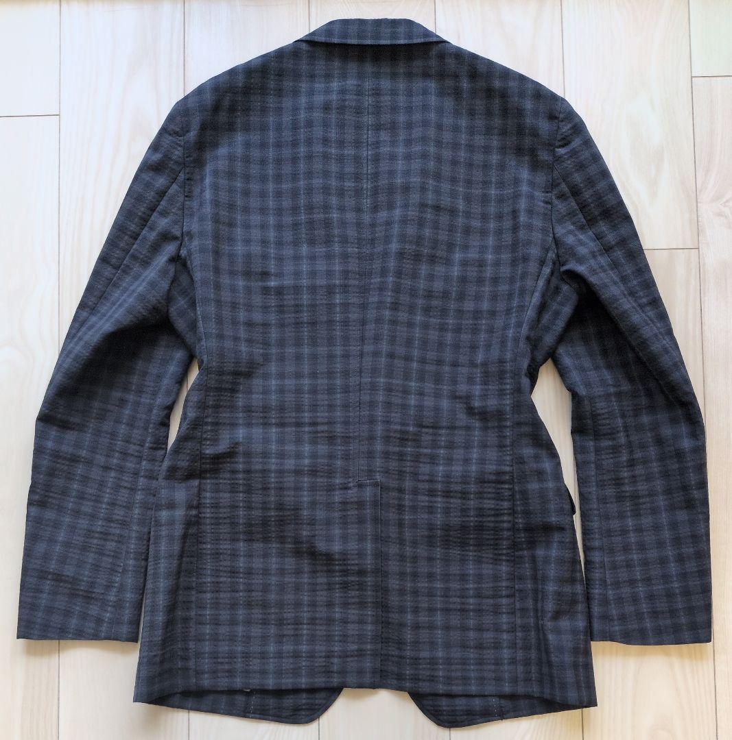 【極美品】スーツセレクト　シアサッカー　HAVANA　テーラードジャケット XL