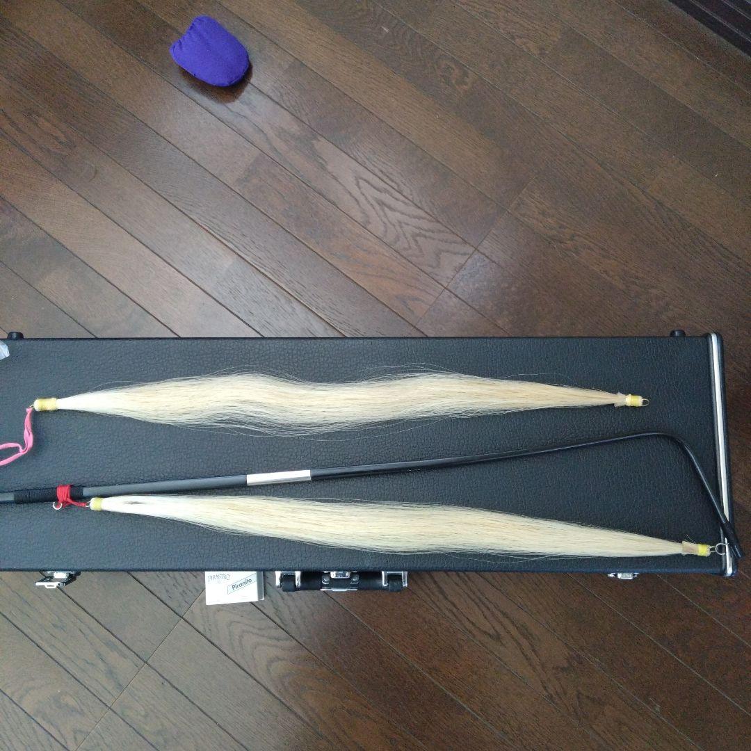 和胡弓　ハードケース　弓　付属品付き