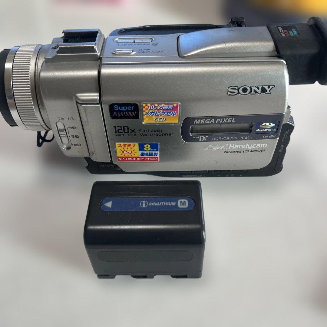 SONY HANDYCAM miniDVビデオカメラ DCR-TRV20 ①