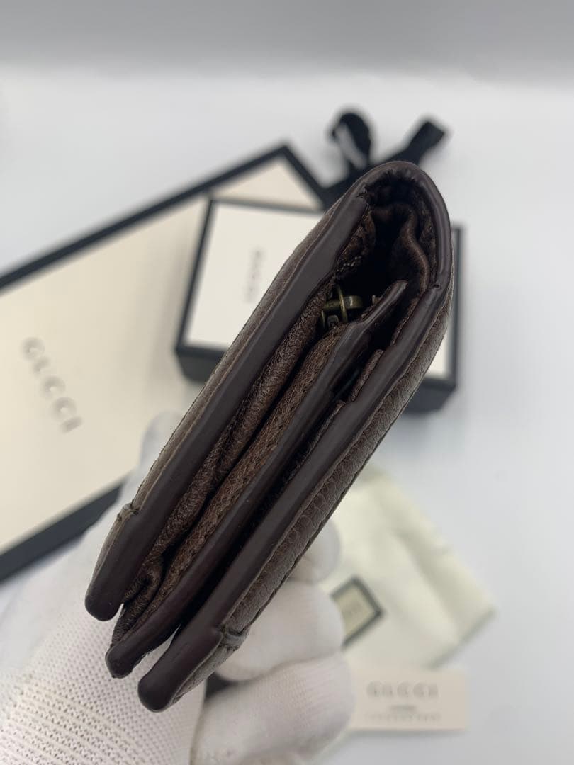 GUCCI 折り財布 オフィディア GGマーモント シェリーライン