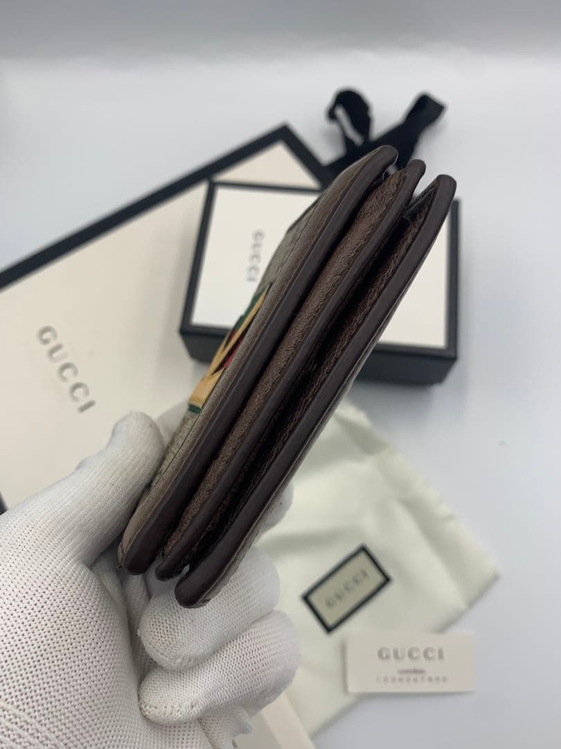 GUCCI 折り財布 オフィディア GGマーモント シェリーライン