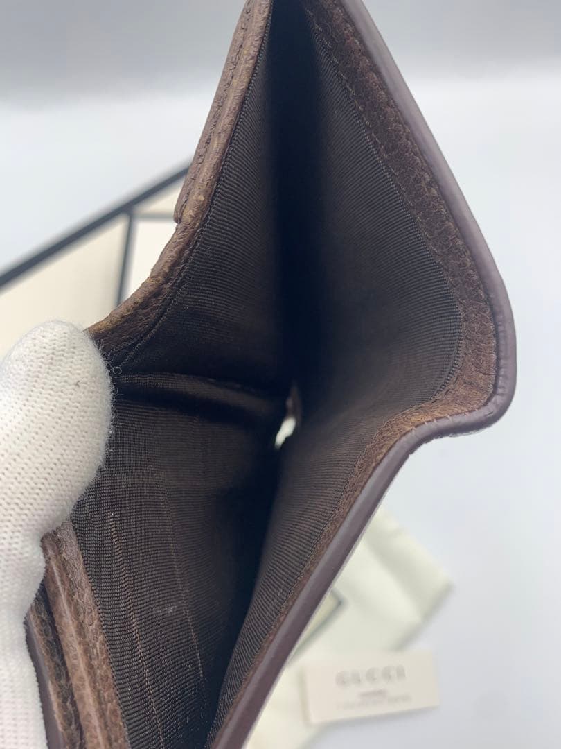 GUCCI 折り財布 オフィディア GGマーモント シェリーライン