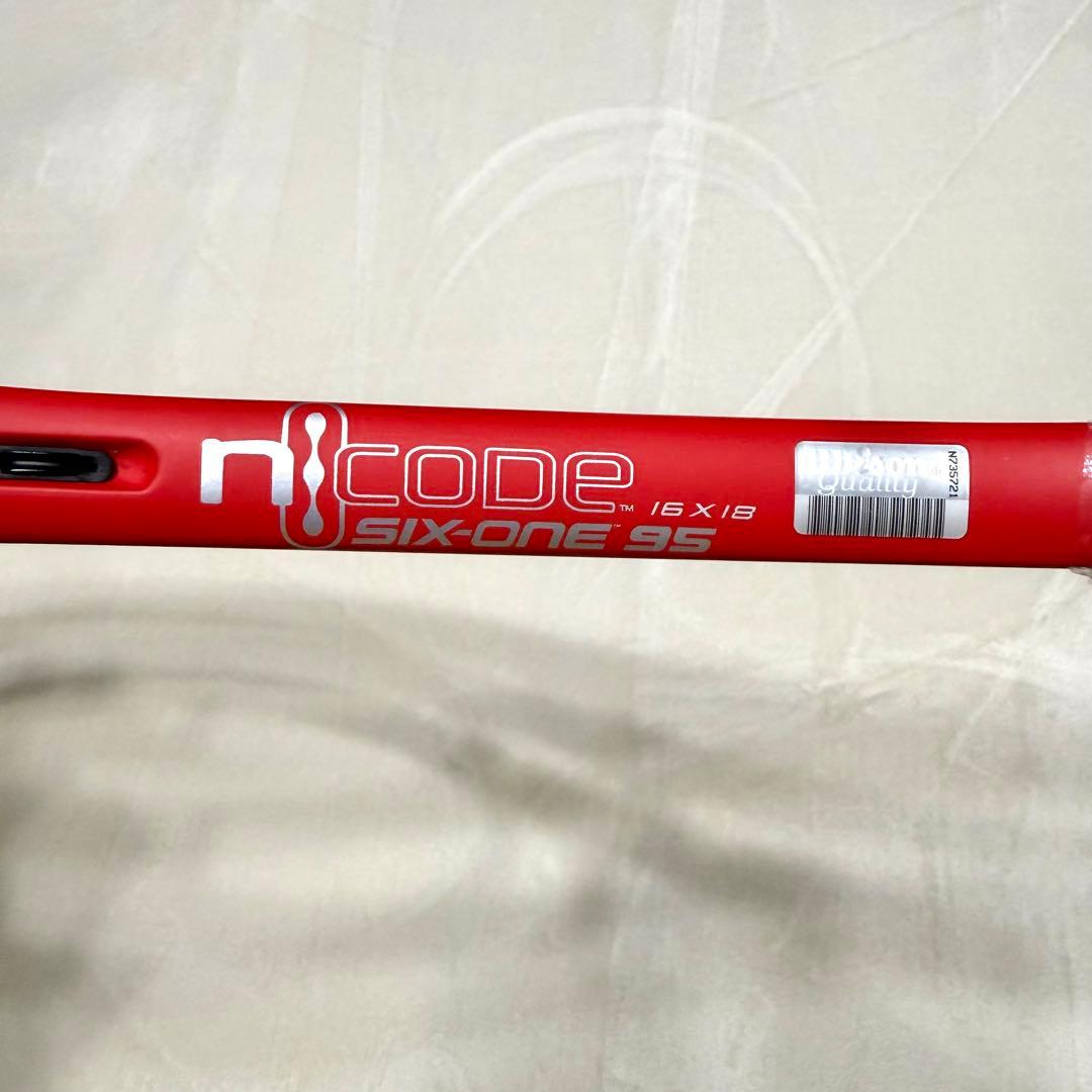 【極美品】ウィルソン six one 95ケース付 nCODE PROSTAFF
