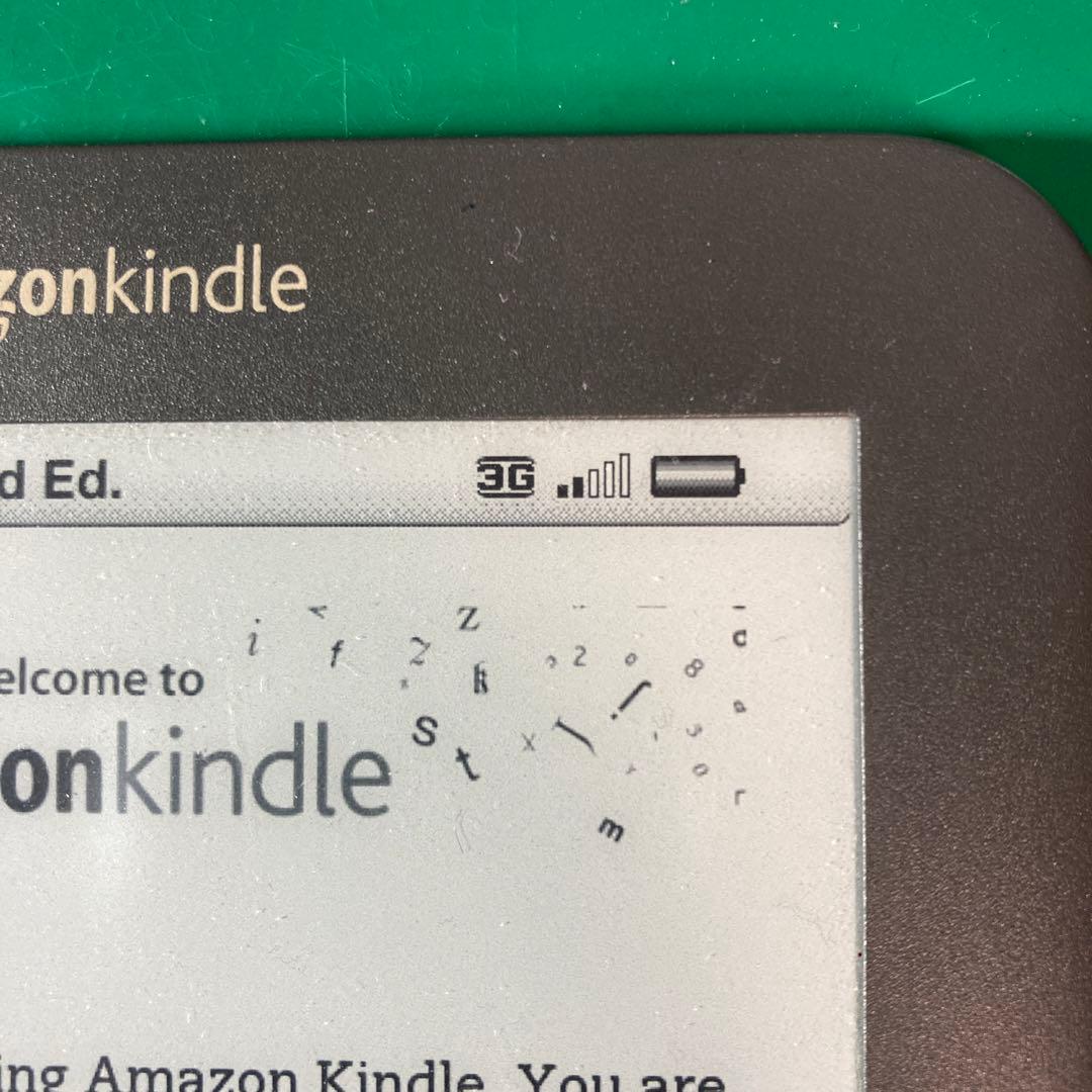 Kindle 電子書籍リーダー 第3世代 3G+Wifi 純正カバー付き