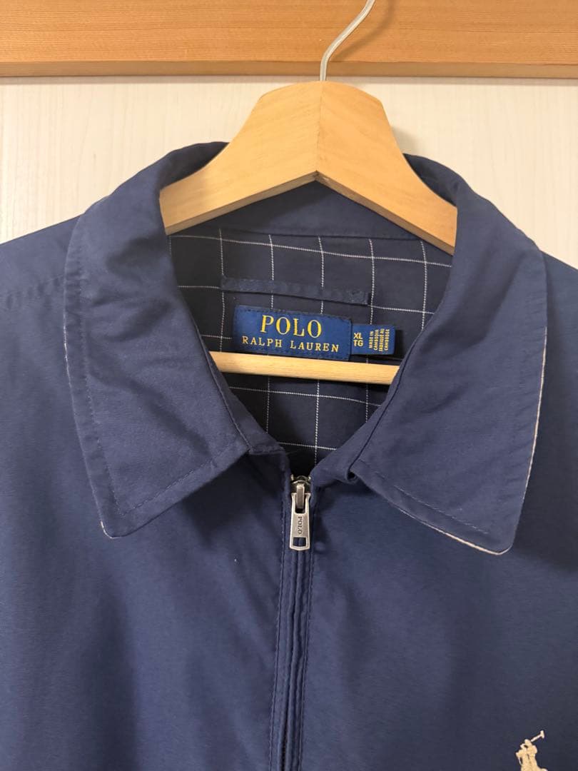 大*騎様 Polo Ralph Lauren ネイビー スイングトップ XL