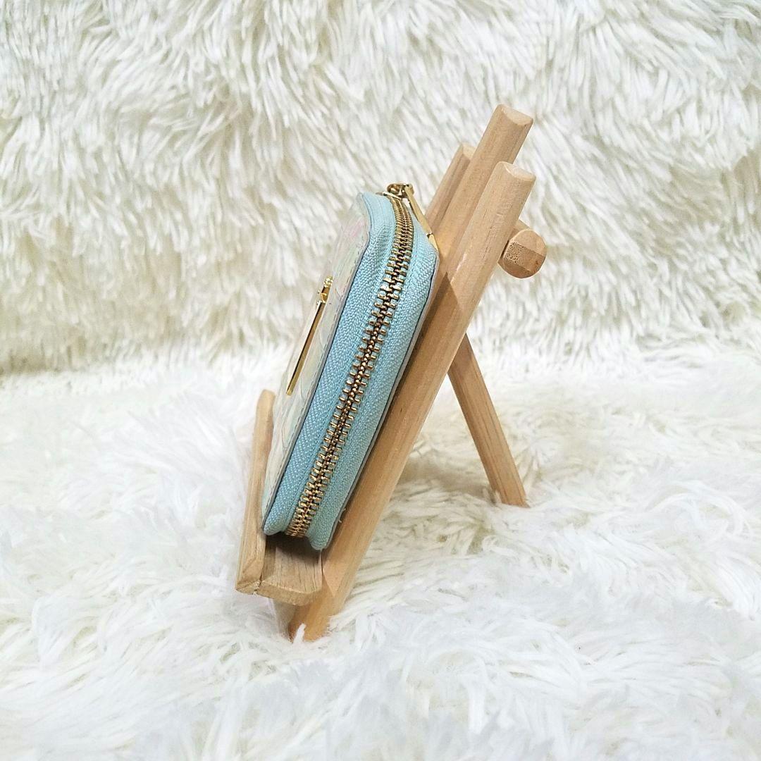 【極美品】Her Schedule 二つ折り財布 エナメル レザー マルチカラー