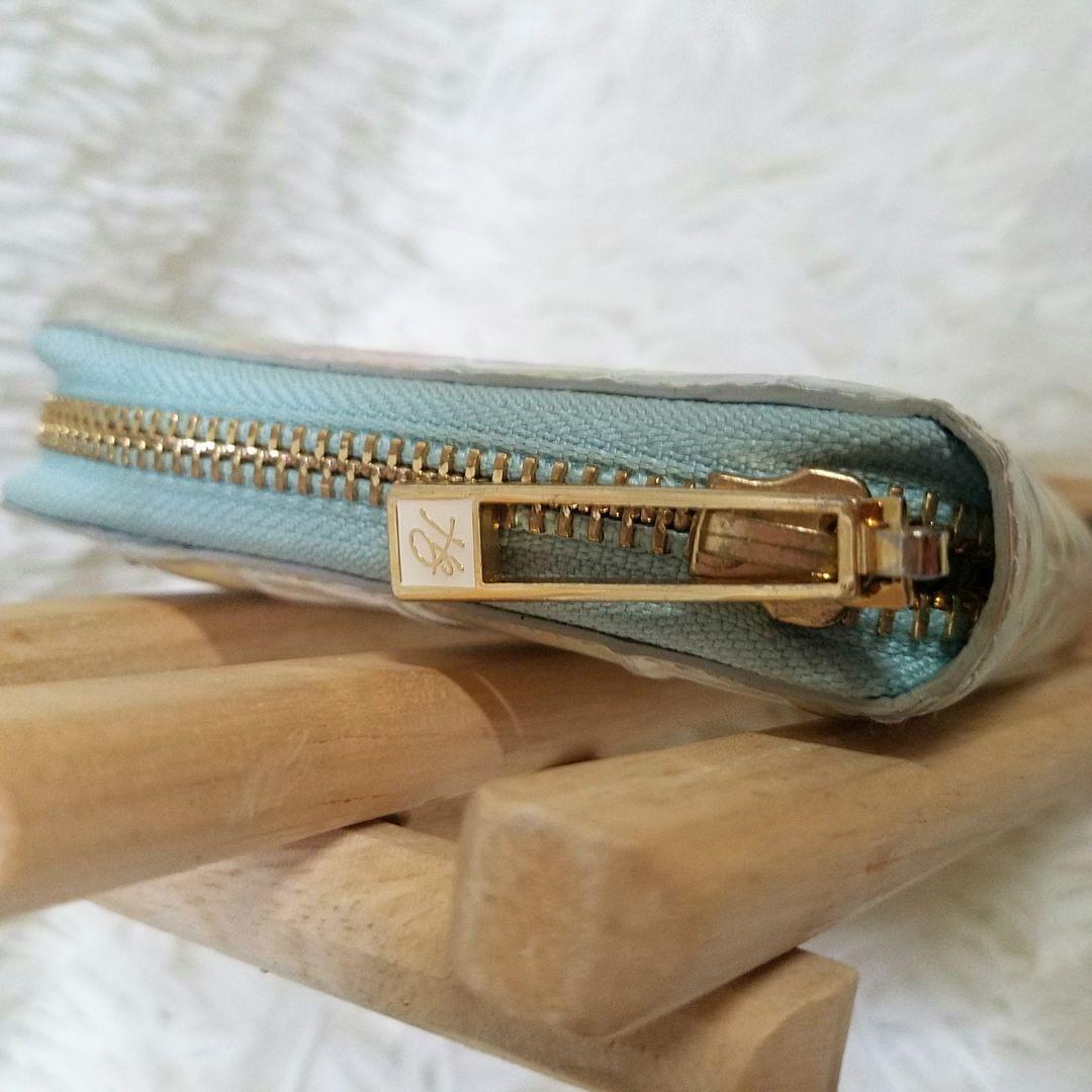 【極美品】Her Schedule 二つ折り財布 エナメル レザー マルチカラー