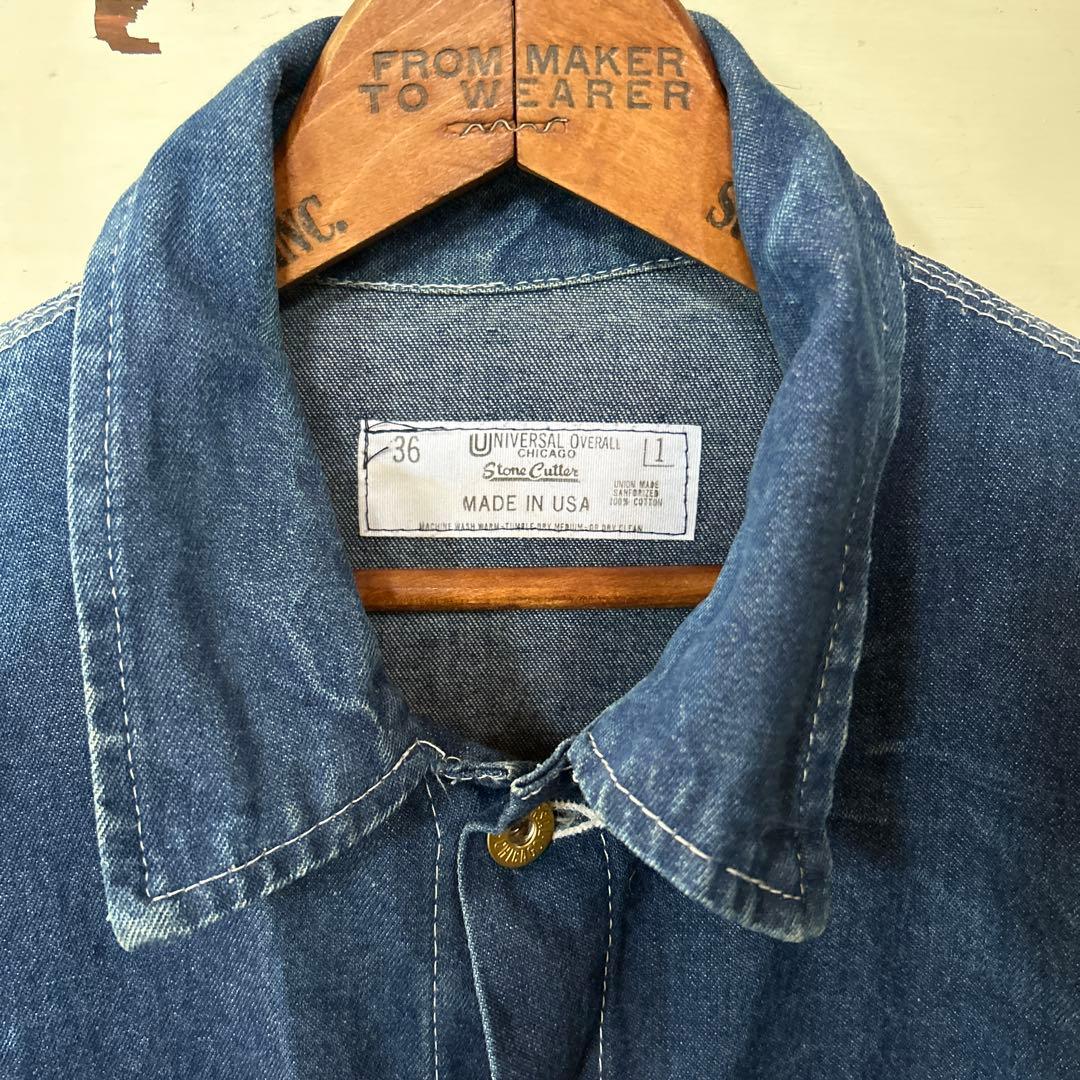 70s〜80sUNIVERSAL OVERALL白タグ made in usa