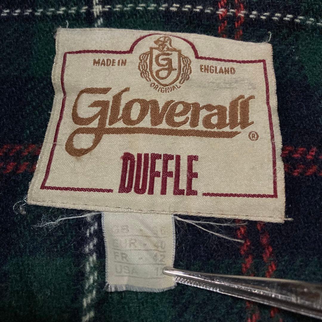 ダッフルコート DuffleCoat パーカー イングランド製 ウール 緑 XL