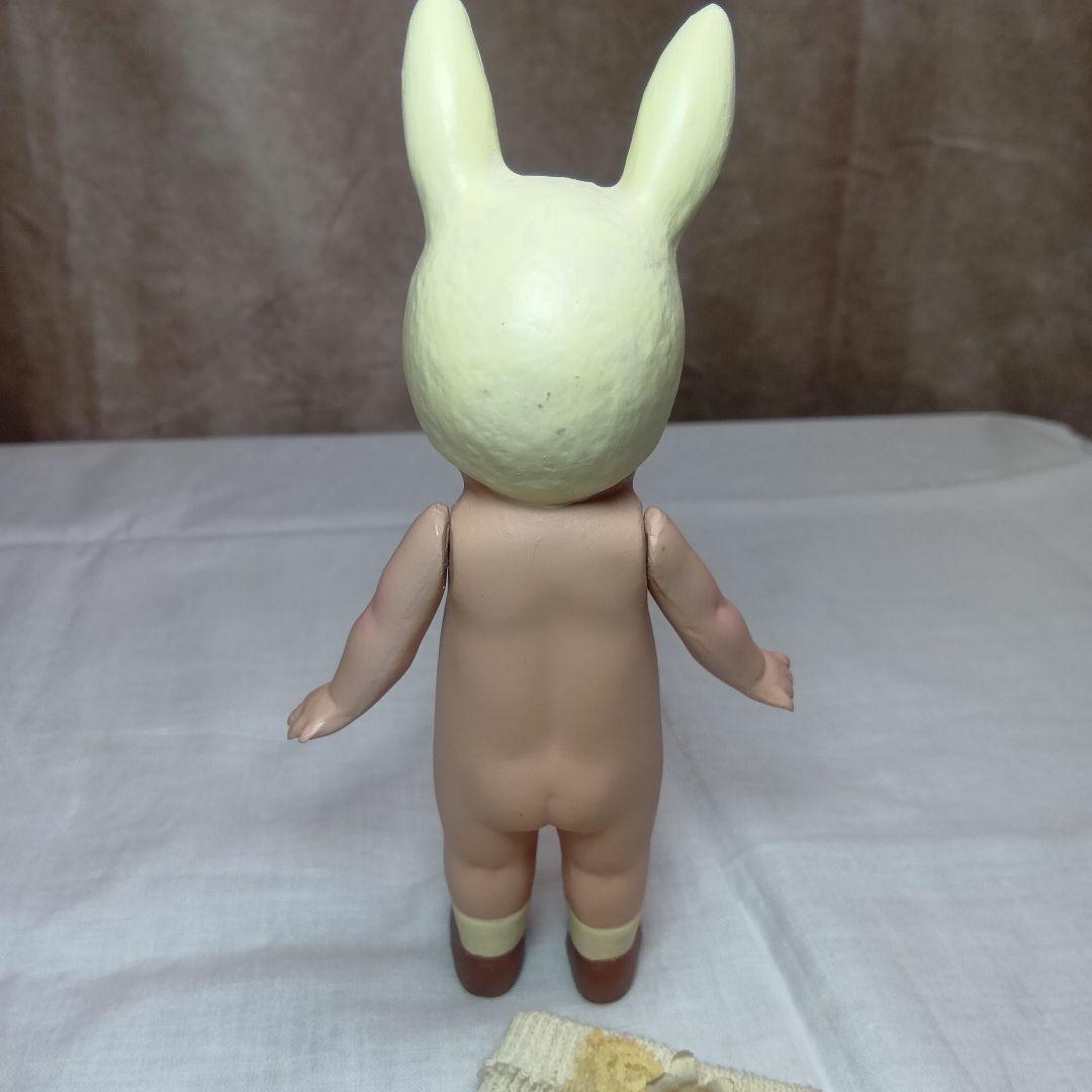 ♥まるまる可愛いウサギのヴィンテージコンポジションドール♥
