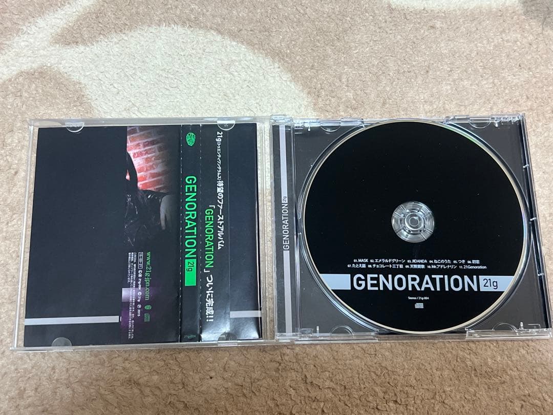 21g 1st album 『GENERATION』 CD