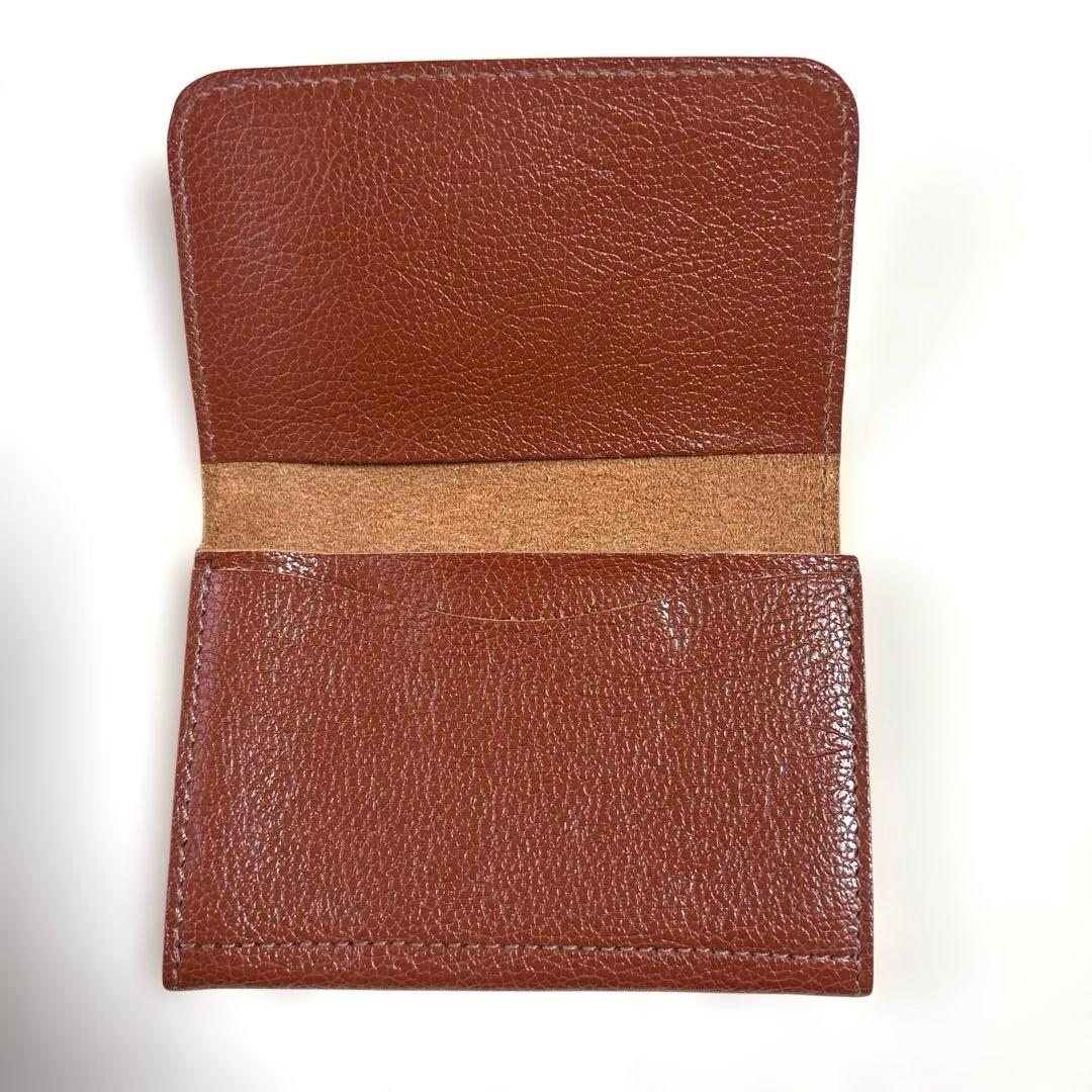 【新品、未使用】IL BISONTE イルビゾンテ　カードケース 名刺入れ