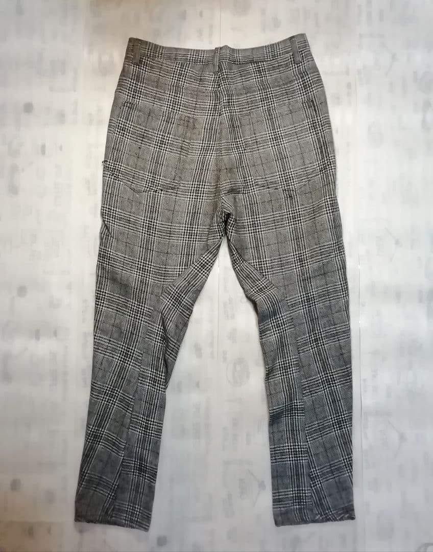 ビットブルー チェック ウール サルエルパンツ+デニムサルエルパンツ2本